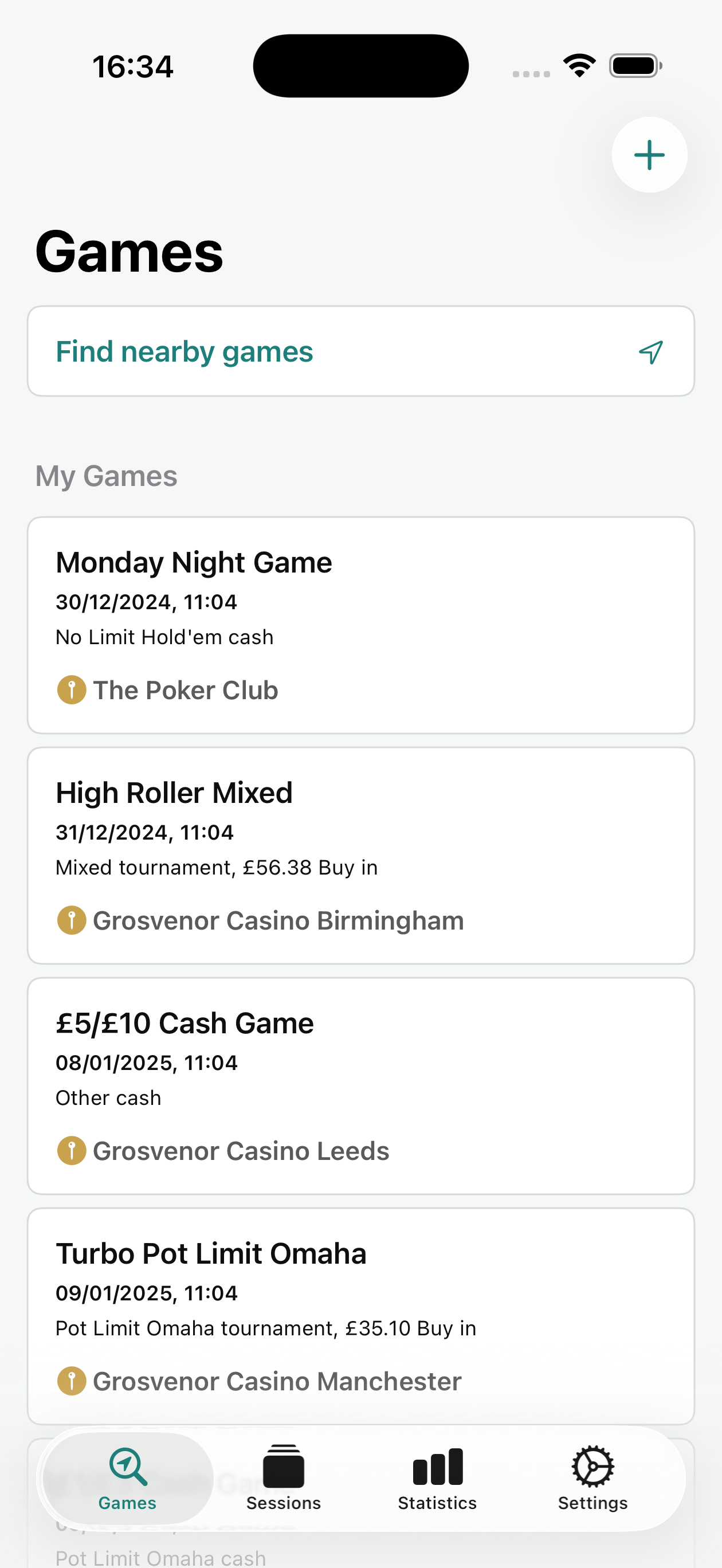 Poker Locker App Screenshot 2
