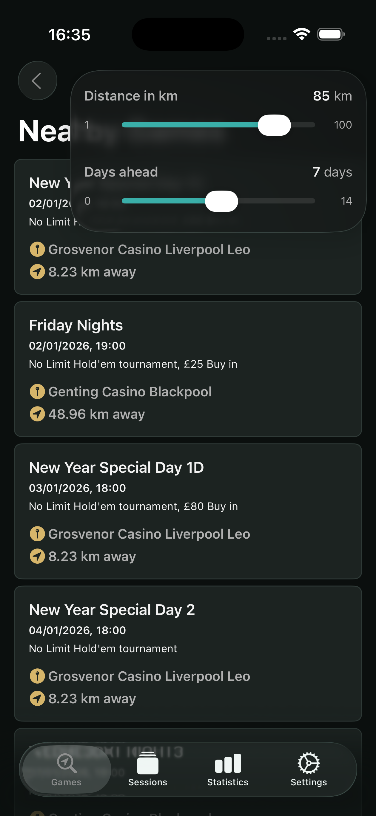 Poker Locker App Screenshot 5